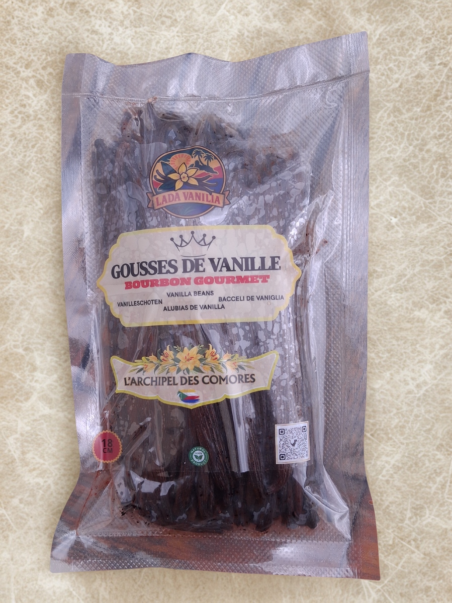 Lot 1kg gousses vanille Bourbon Comores